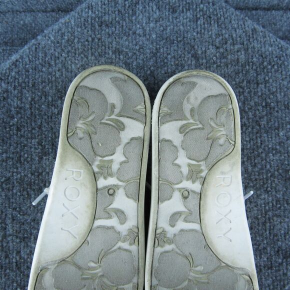 ROXY Women Sneaker Shoes Pink Fabric Slip On Size 4 Medium - Picture 9 of 10